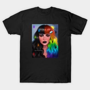 Rainbow girl T-Shirt